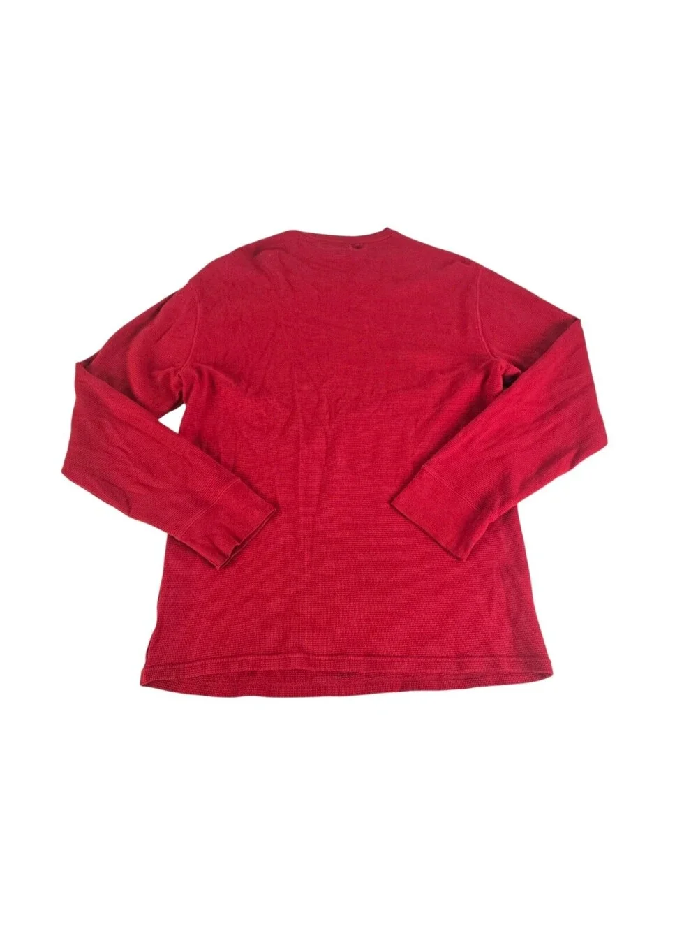 Polo Ralph Lauren Sleepwear Men’s Red Waffle Thermal Navy Polo Size XL EUC